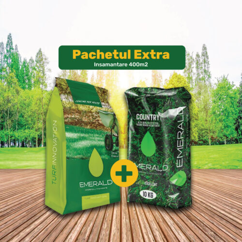 pachet insamantare 400m2 gazon