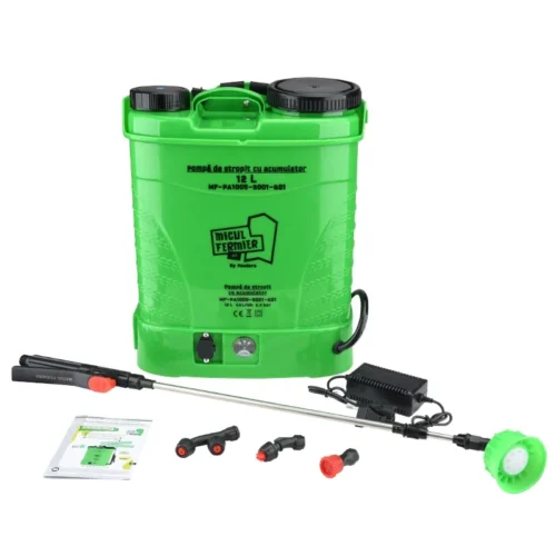 Pompă de stropit cu acumulator 12L – MF Pandora MF-PA1005-S001-G01 pachet complet