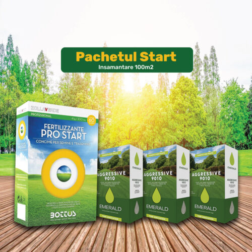 pachet insamantare 100m2 gazon