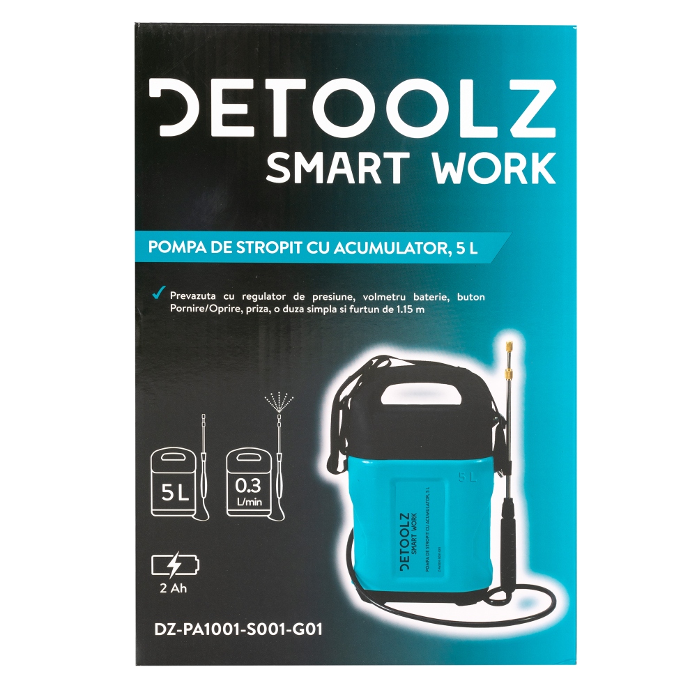 pompa de stropit cu acumulator