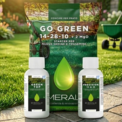 go green + precision + green top - pachet ingrasaminte gazon