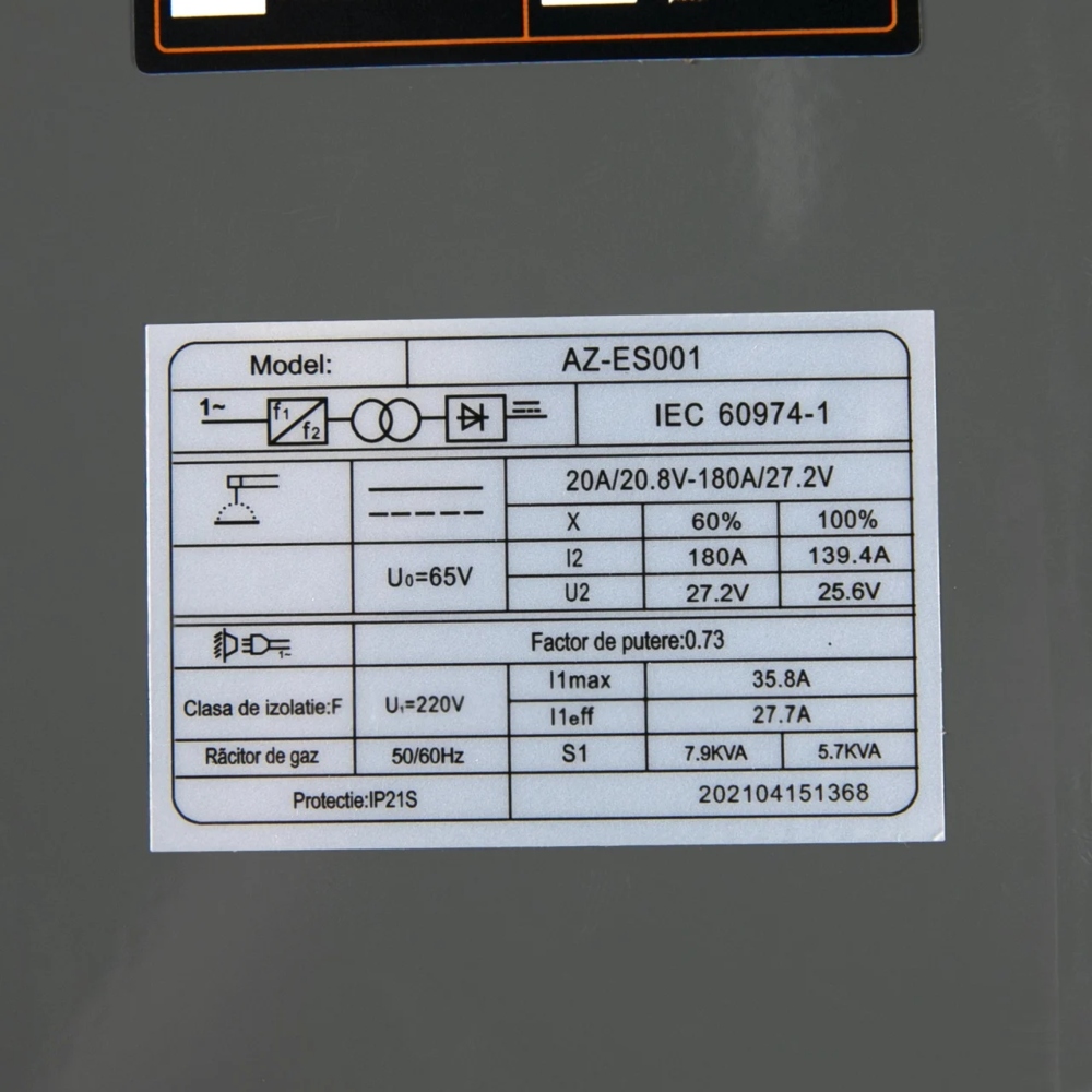Aparat de sudura Almaz TB250B specificatii Aparat de sudura Almaz TB250B specificatii