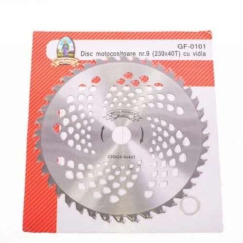 Disc motocoasa Micul Fermier, 40T Vidia Ø230mm