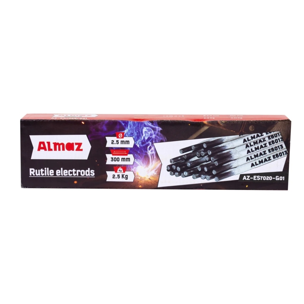 Electrozi Almaz 2.5Kg, 2.5x300mm, Rutilici Electrozi Almaz 2.5Kg, 2.5x300mm, Rutilici