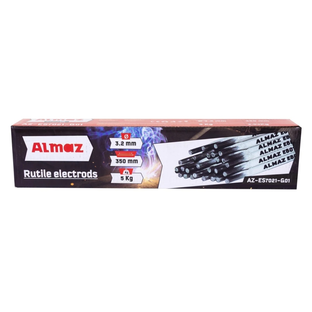 Electrozi Almaz 5Kg, 3.2x350mm, Rutilici Electrozi Almaz 5Kg, 3.2x350mm, Rutilici