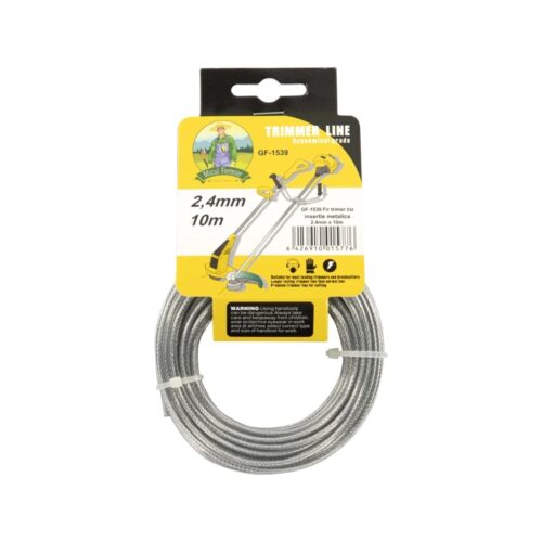 Fir motocoasa(trimmer) Micul Fermier, 2.4mm_10m, insertie metalica