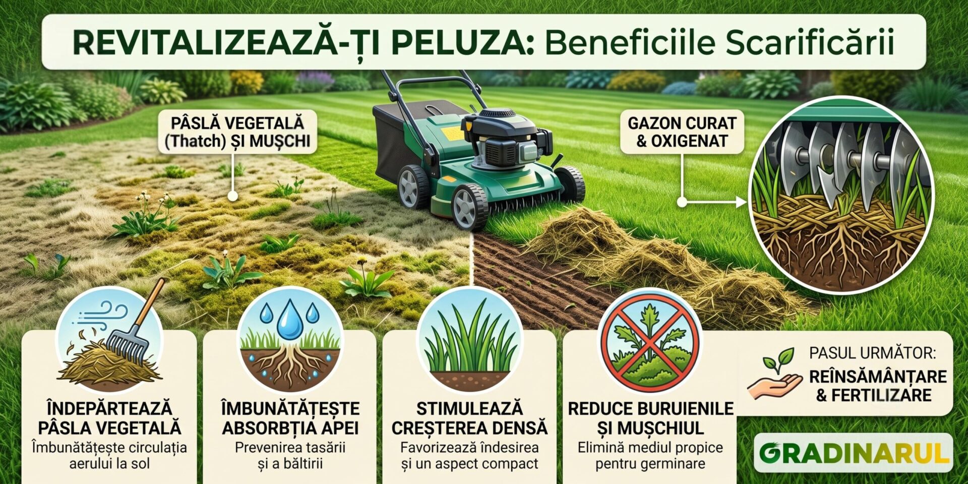 scarificarea gazonului